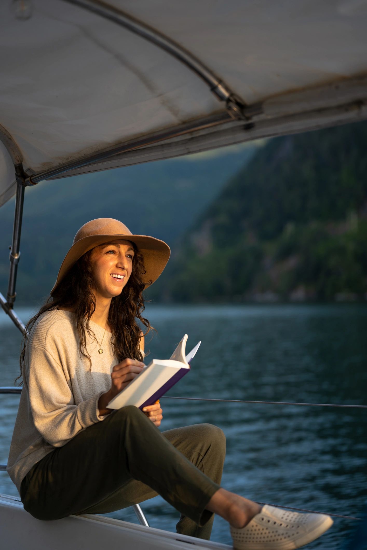 Portrait of a reader and traveler